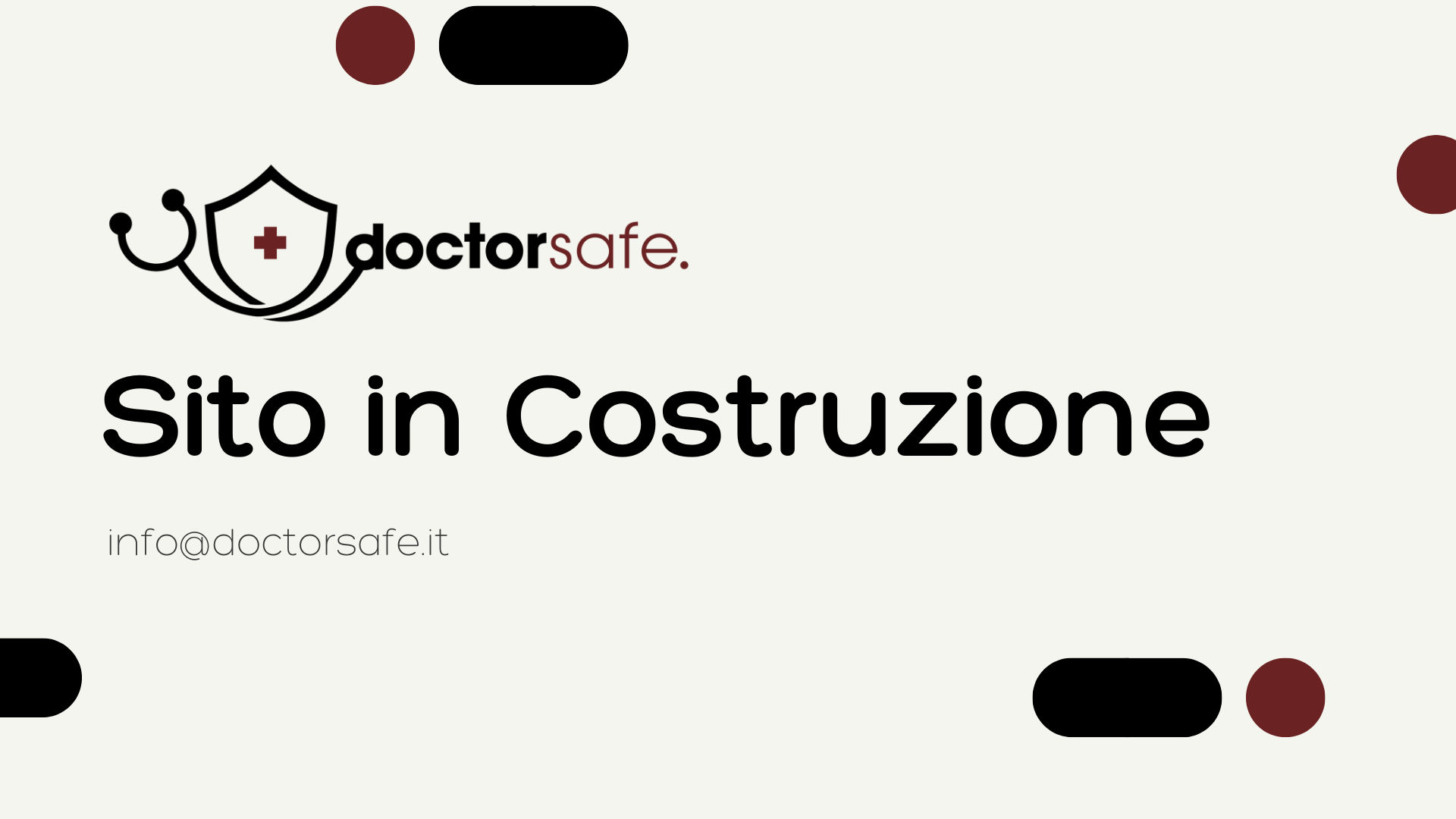 DoctorSafe - Sito in costruzione